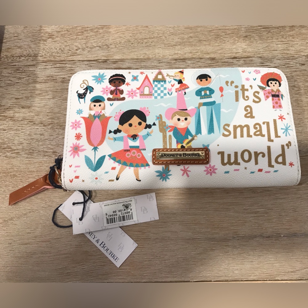 NWT  It’s A Small World Dooney and Bourke Wallet Disney Parks